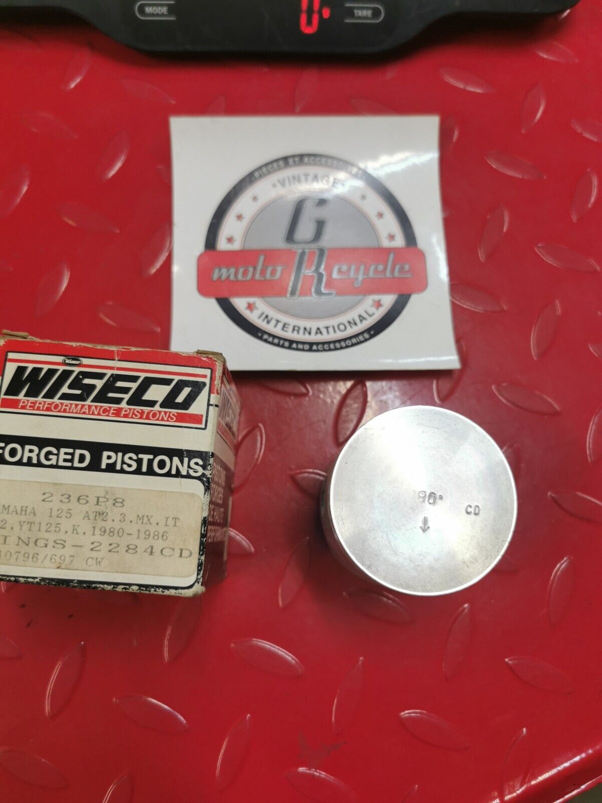 NOS YAMAHA YT125 MX125 IT125 DT2 AT2 AT3 Wiseco Piston Kit 2.00 236P8 Y27