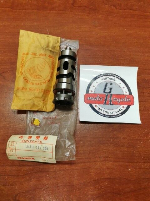 NOS Honda MR175 MT125 GEARSHIFT DRUM 24310-361-000 H80