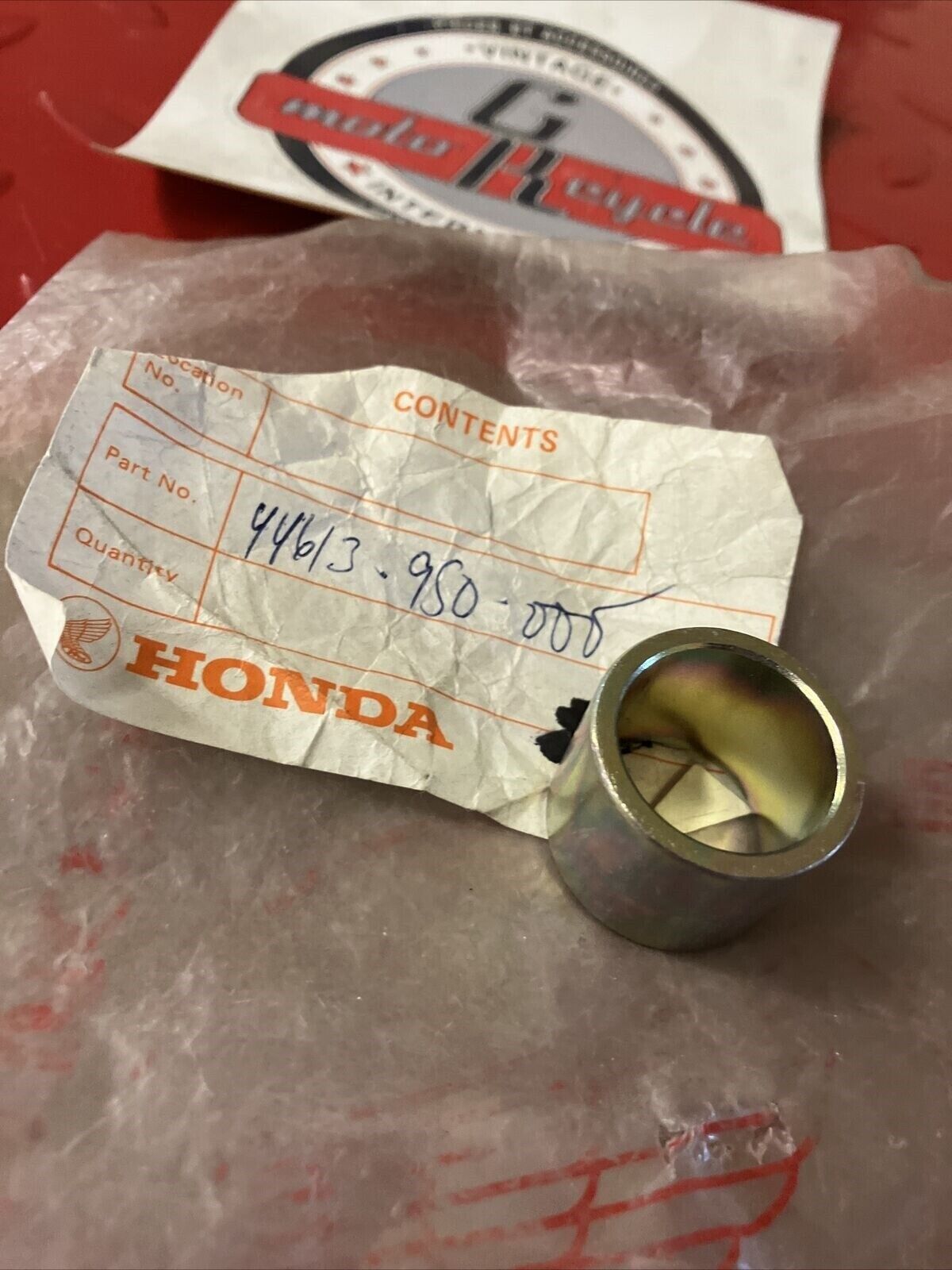 NOS HONDA FL250 ODYSSEY COLLAR FRONT WHEEL HUB BEARING 44613-950-000 H24