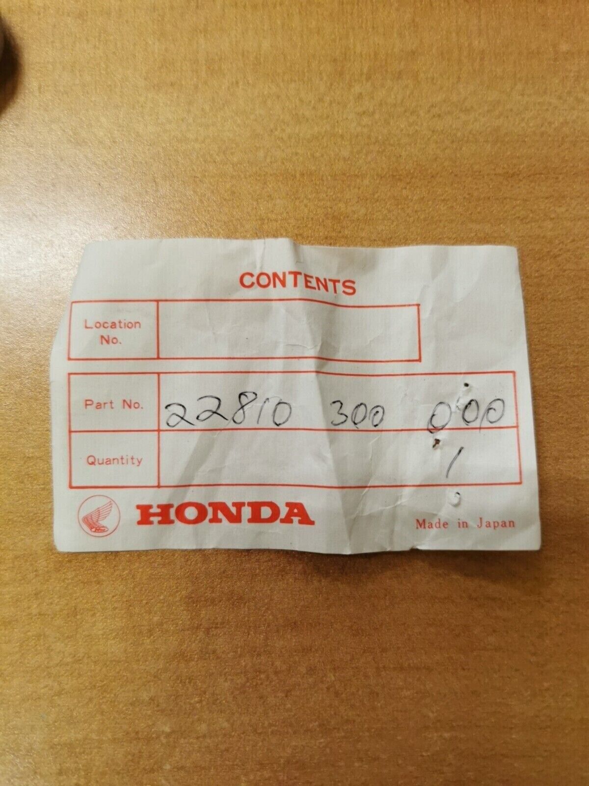 NOS HONDA CB750 LEVER CLUTCH 22810-300-000 #1 H20