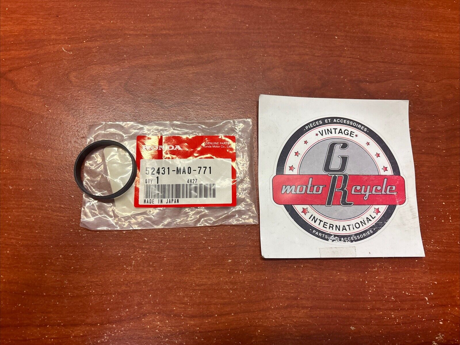 NOS Honda CR125R CR250R CR480R CR80R CR85R CRF150 PISTON RING 52431-MA0-771 H143