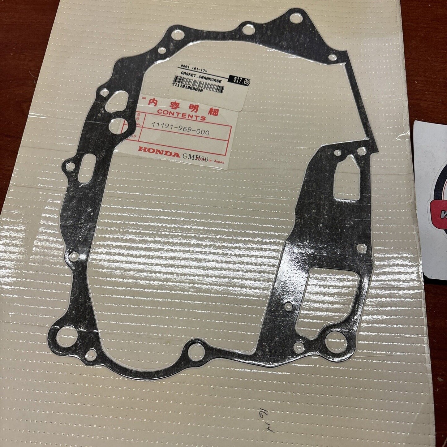 NOS Honda ATC200ES TRX200 CRANKCASE GASKET 11191-969-000 SUB 11191-969-306 H147