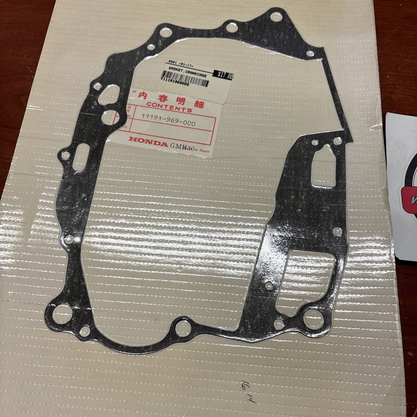 NOS Honda ATC200ES TRX200 CRANKCASE GASKET 11191-969-000 SUB 11191-969-306 H147