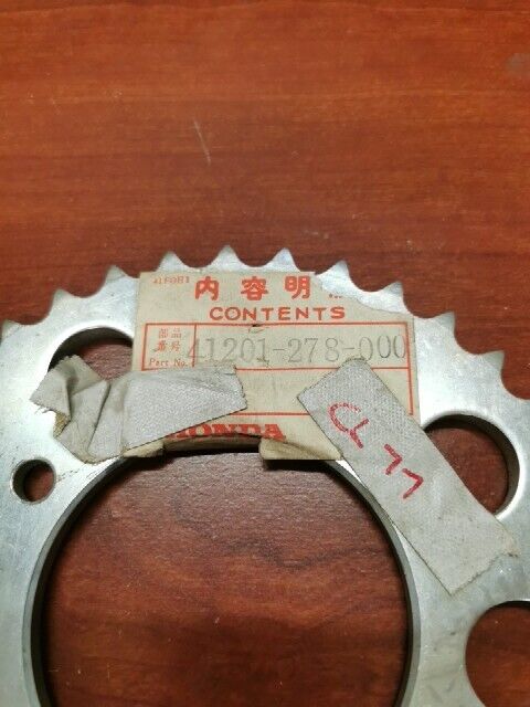 NOS Honda CL72 CL77 FINAL DRIVEN SPROCKET (37T) 41201-278-000 H98