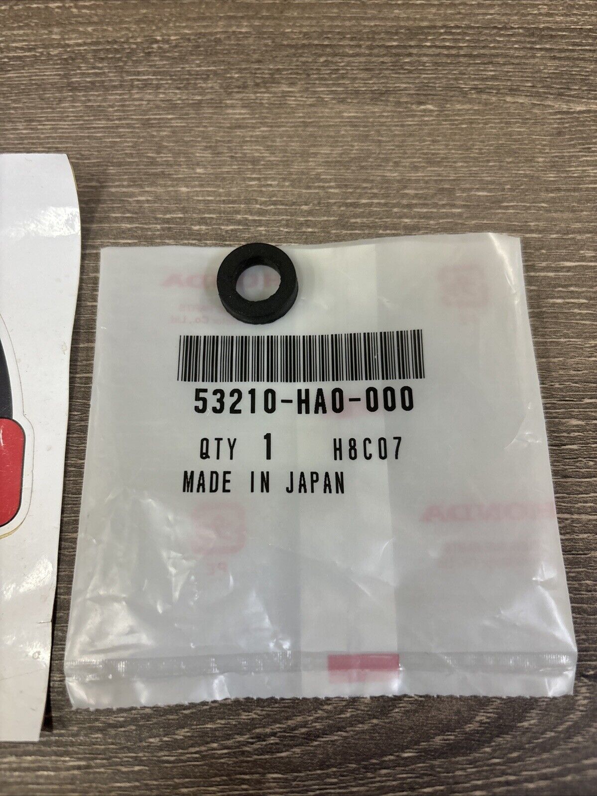 NOS Honda ATC250ES NV400C TRX350 VT750 HANDLE COVER UP RUBBER 53210-HA0-000 H159