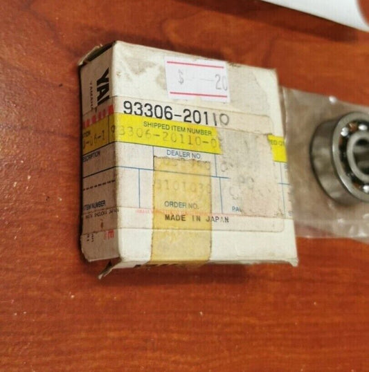 NOS Yamaha YS624 YS828 YFM450 BEARING 93306-20110-00 SUB. 93306-20119-00 Y92
