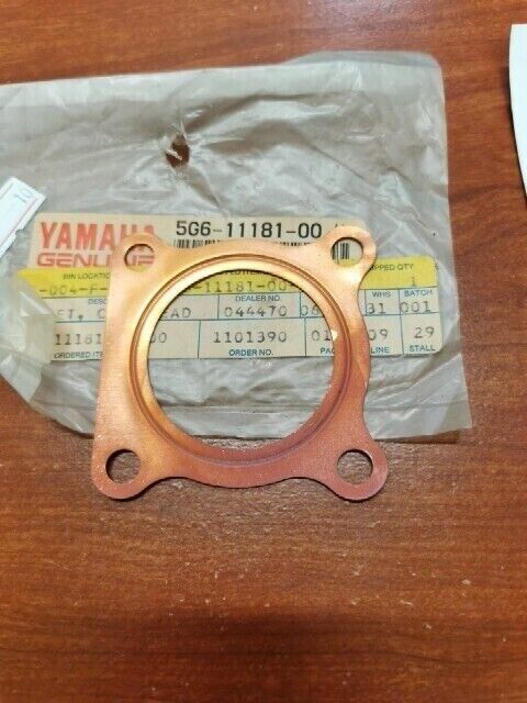 NOS Yamaha YSR50 YZ50 CV50 RX50 CYLINDER HEAD GASKET 5G6-11181-00-00 Y102