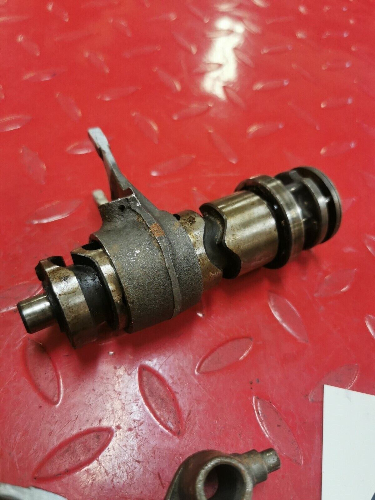 Honda MT250 1975 transmission gearshift gear shift drum cam forks 24301-357-030