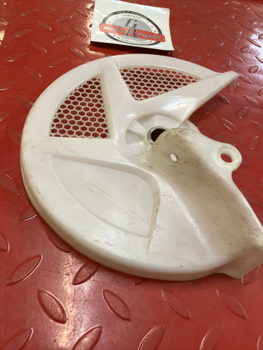 Honda CRF250R CRF450R 2009 2010 2011 front brake disk guard cover protector OEM