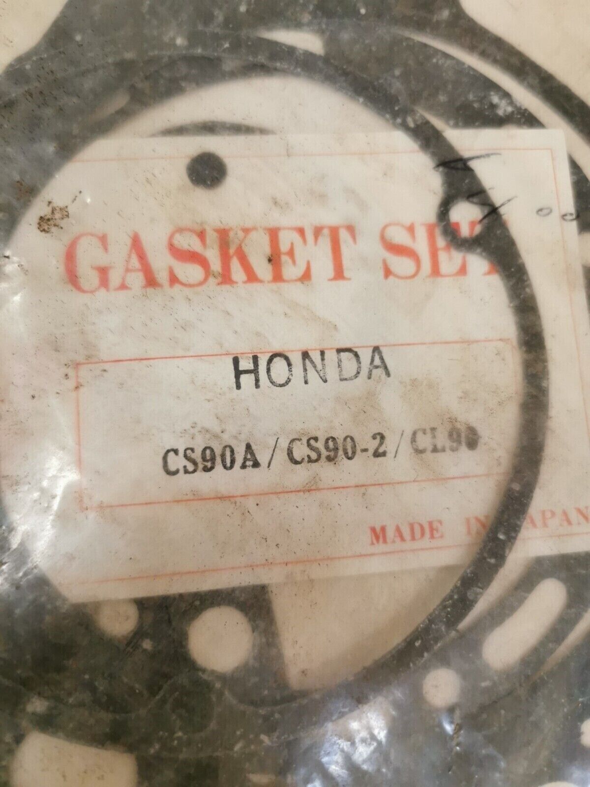 NOS HONDA CS90A CS90-2 CL90 INCOMPLETE GASKET SET J28