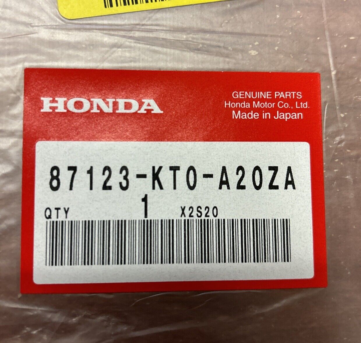 NOS Honda RIGHT & LEFT FUEL TYPE 1 MARK 87123-KT0-A20ZA 87124-KT0-A20ZA H147