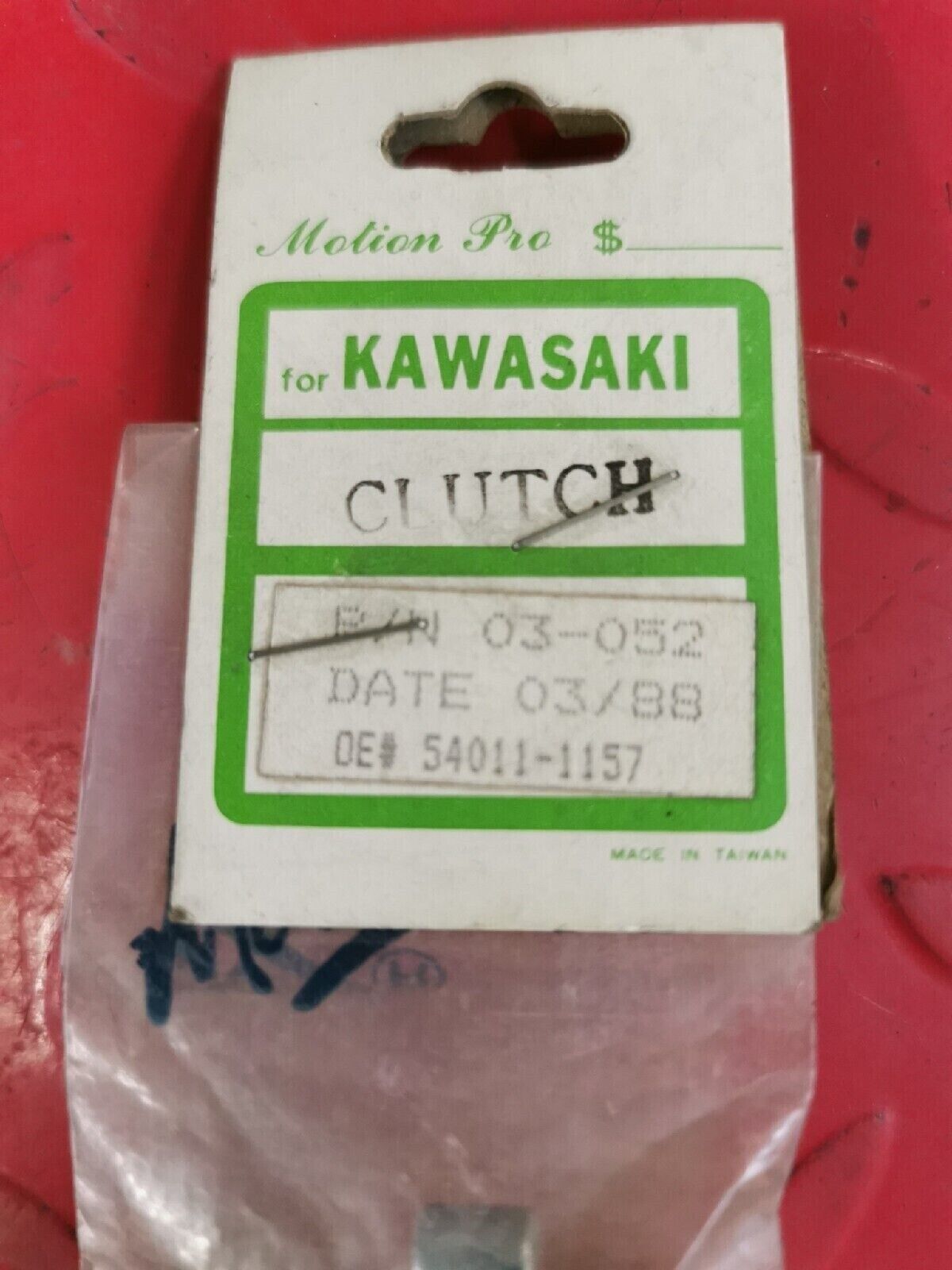 NOS MOTION PRO KAWASAKI KDX200 KX125  CLUTH CABLE 54011-1157   03-052 J16