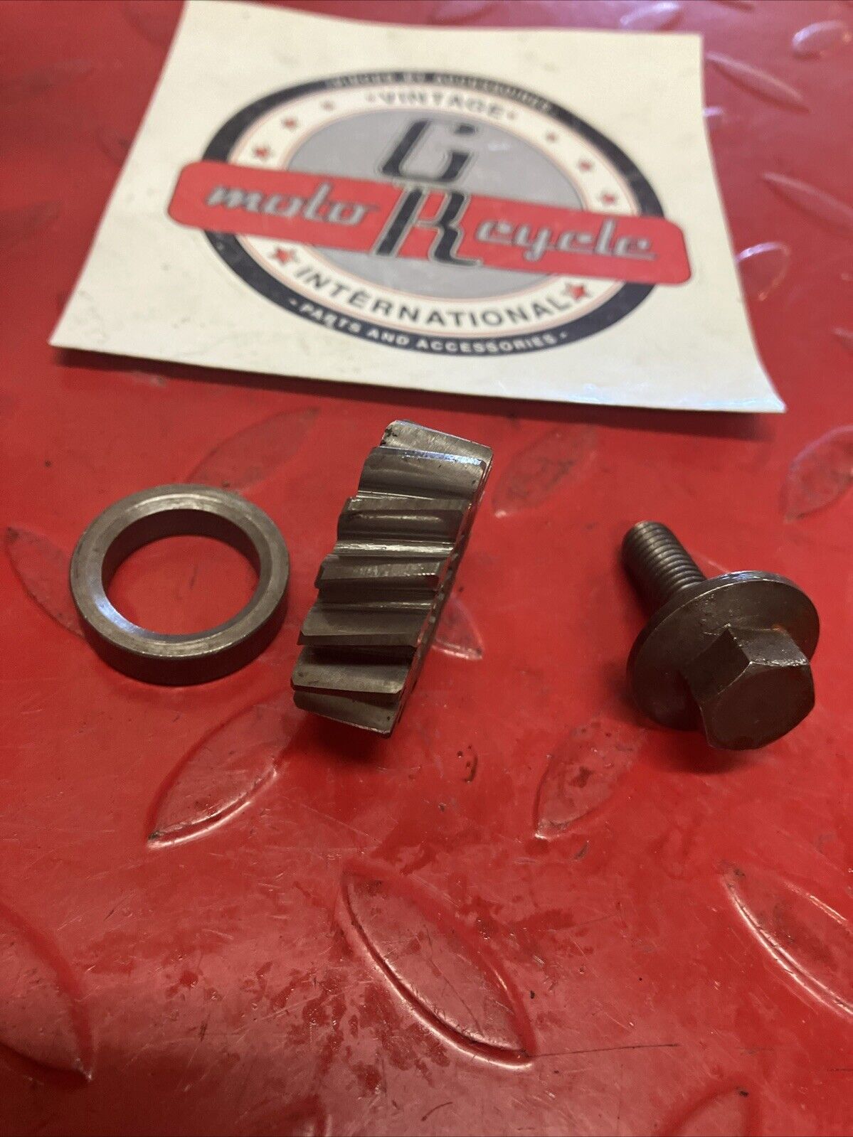 Honda MT125 1975 Crankshaft primary drive gear 1974 1976