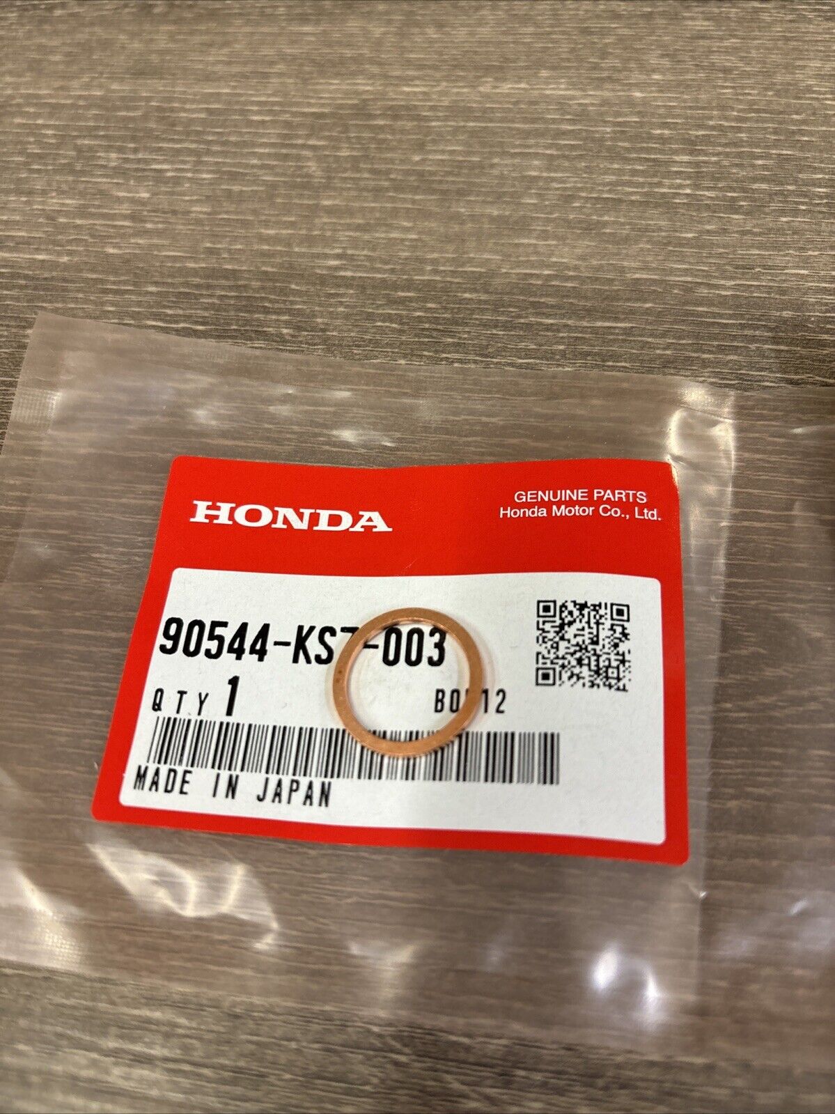 NOS Honda COTA CR125R CR250R CR500R XR600R SPECIAL WASHER 90544-KS7-003 H128