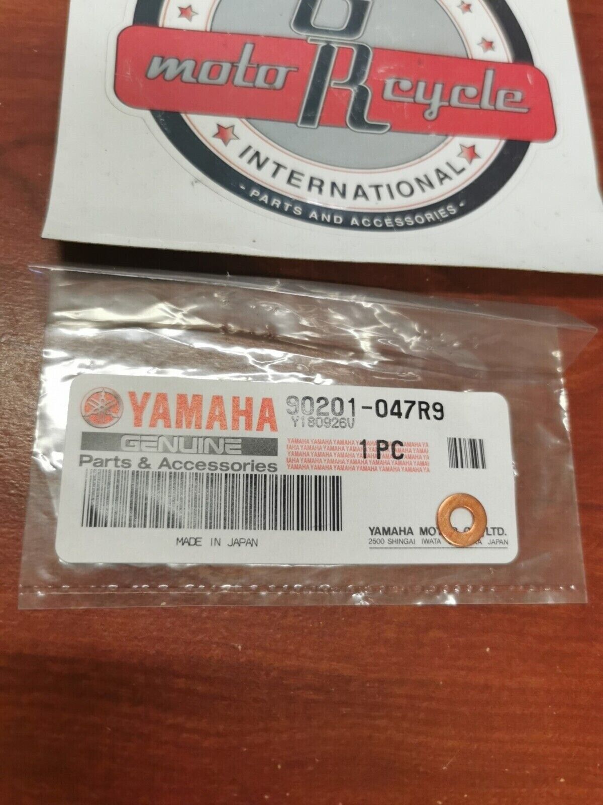 NOS Yamaha YXE10 YXF10 YXE85 YXM70 YFM35 YXC70 PLATE WASHER 90201-047R9-00 Y83