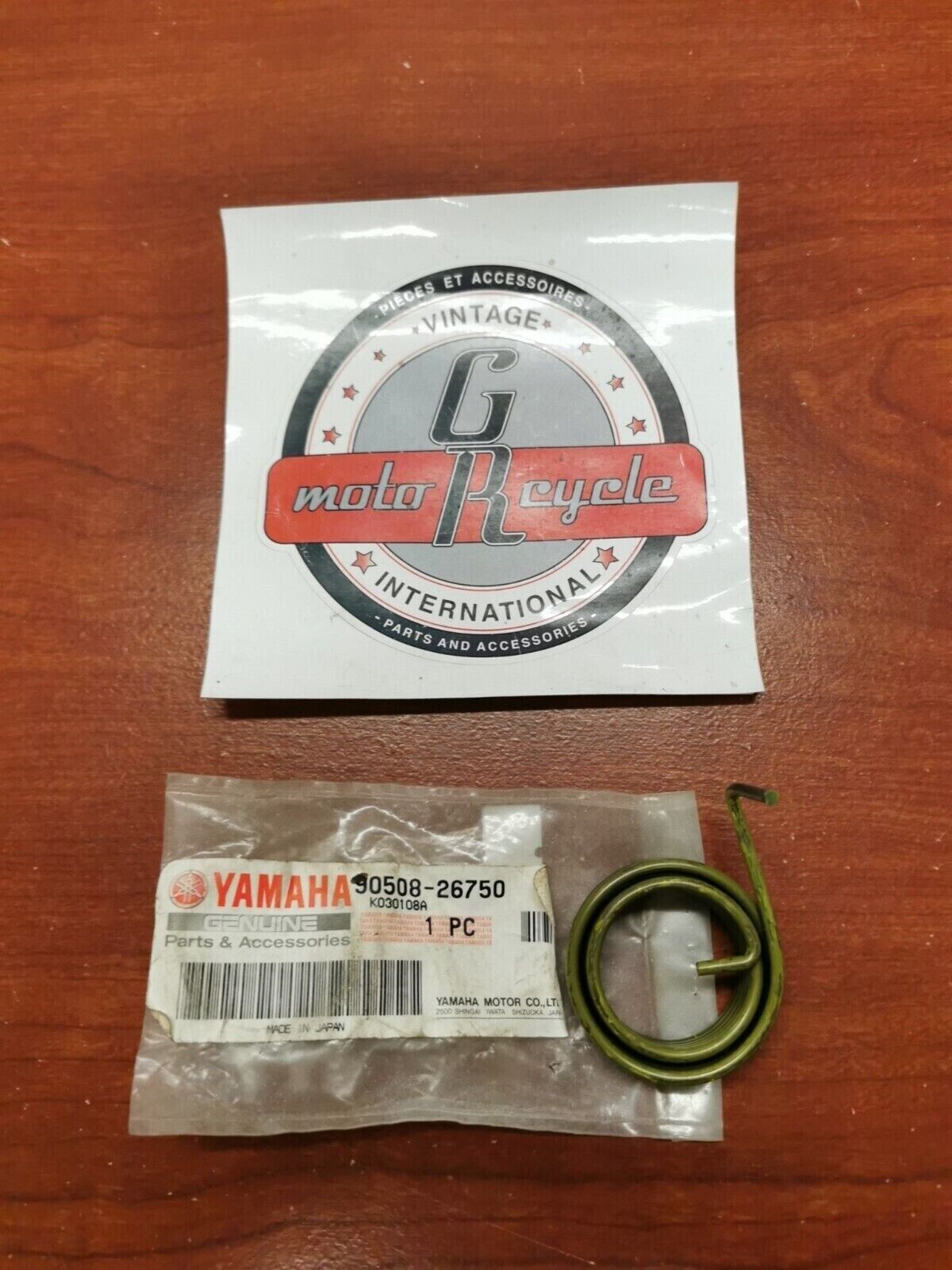 NOS Yamaha YZ85 YZ80 YZ65 YZ60 DT50 TORSION SPRING 90508-26750-00 Y96