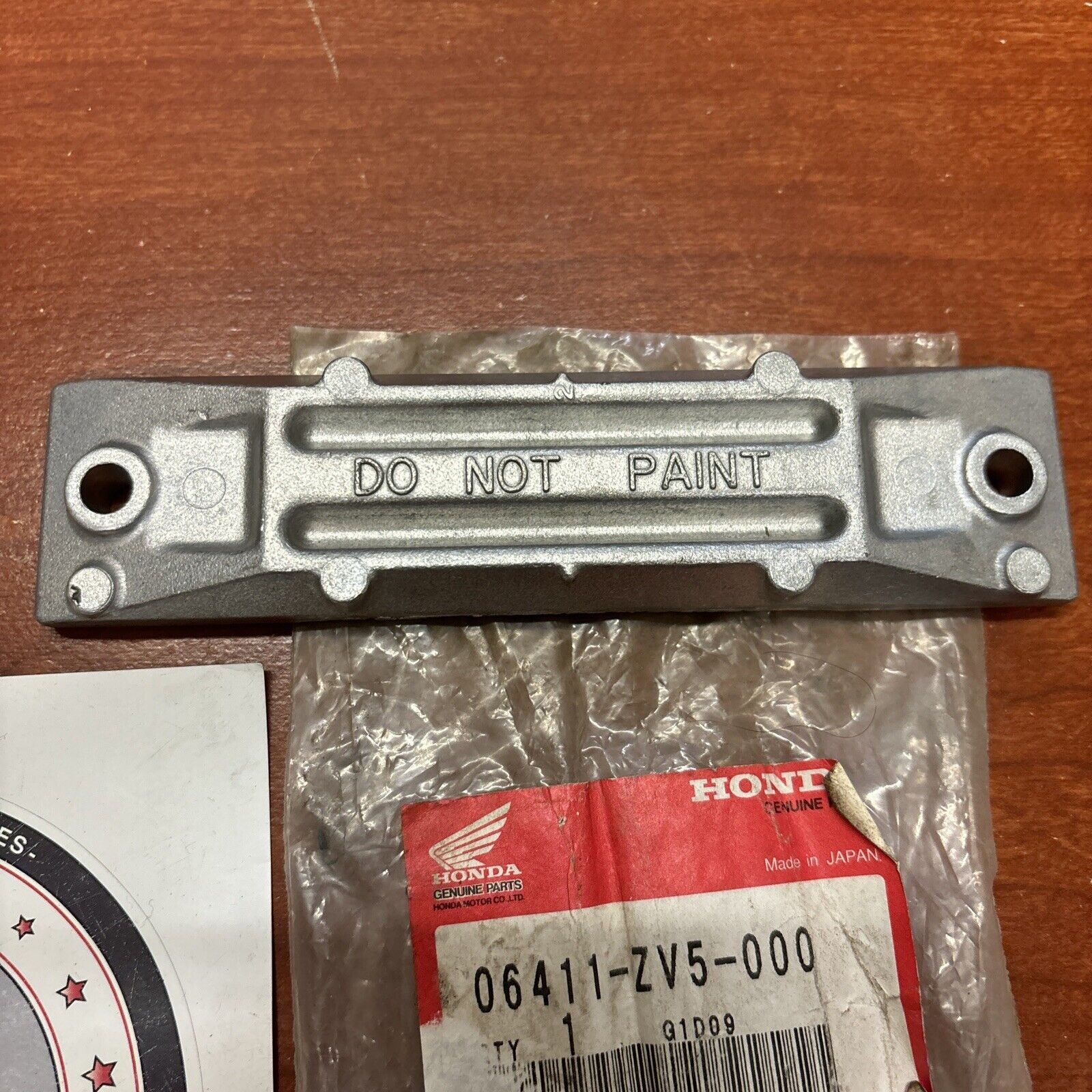 NOS Honda OUTBOARD ANODE METAL KIT 06411-ZV5-000 SUB 06411-ZV5-010 H149