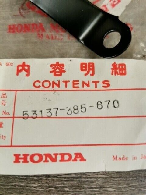 NOS HONDA XL250 XL350 1976 - 1978 HOLDER PLATE 53137-385-670 H87