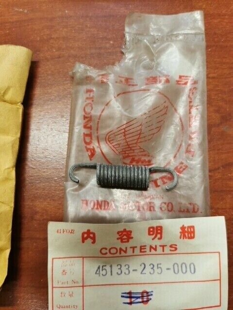 NOS Honda CB125 CB175K CB250 CB350 CL125 BRAKE SHOE SPRING 45133-235-000 H84