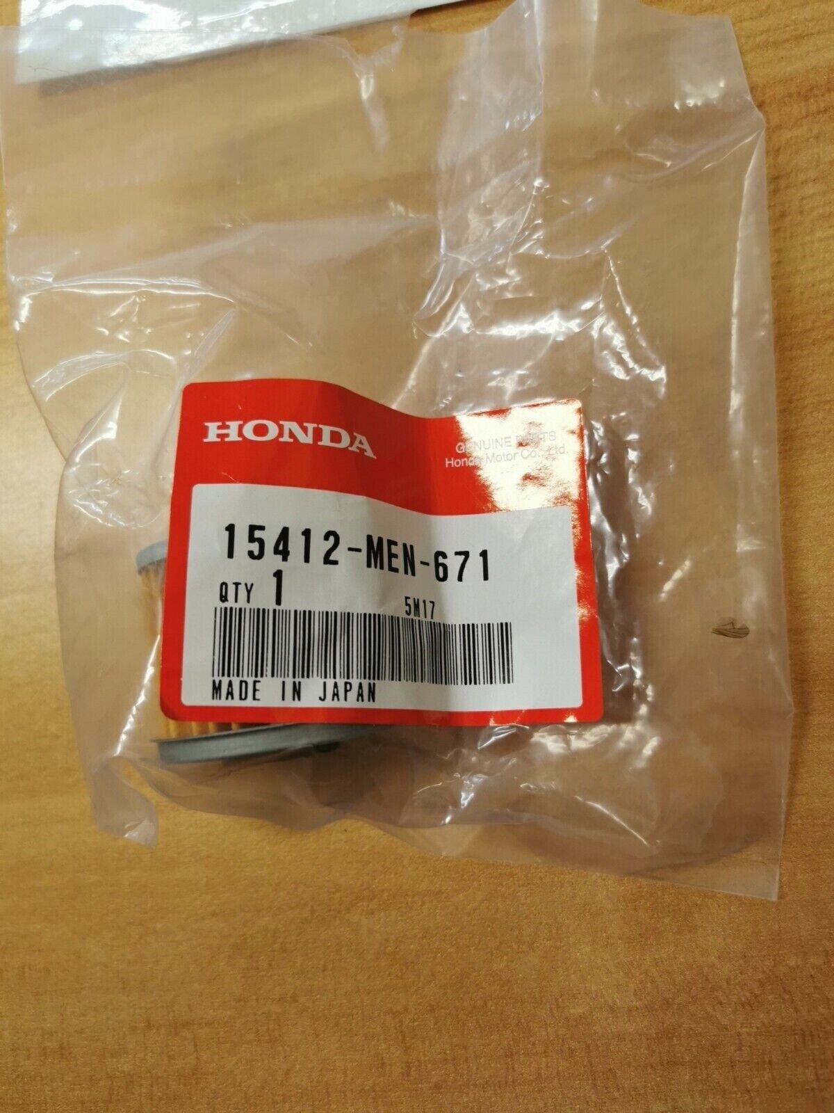 NOS Honda CRF250 CRF450 CRF150 TRX450 ENGINE OIL FILTER 15412-MEN-671 H28