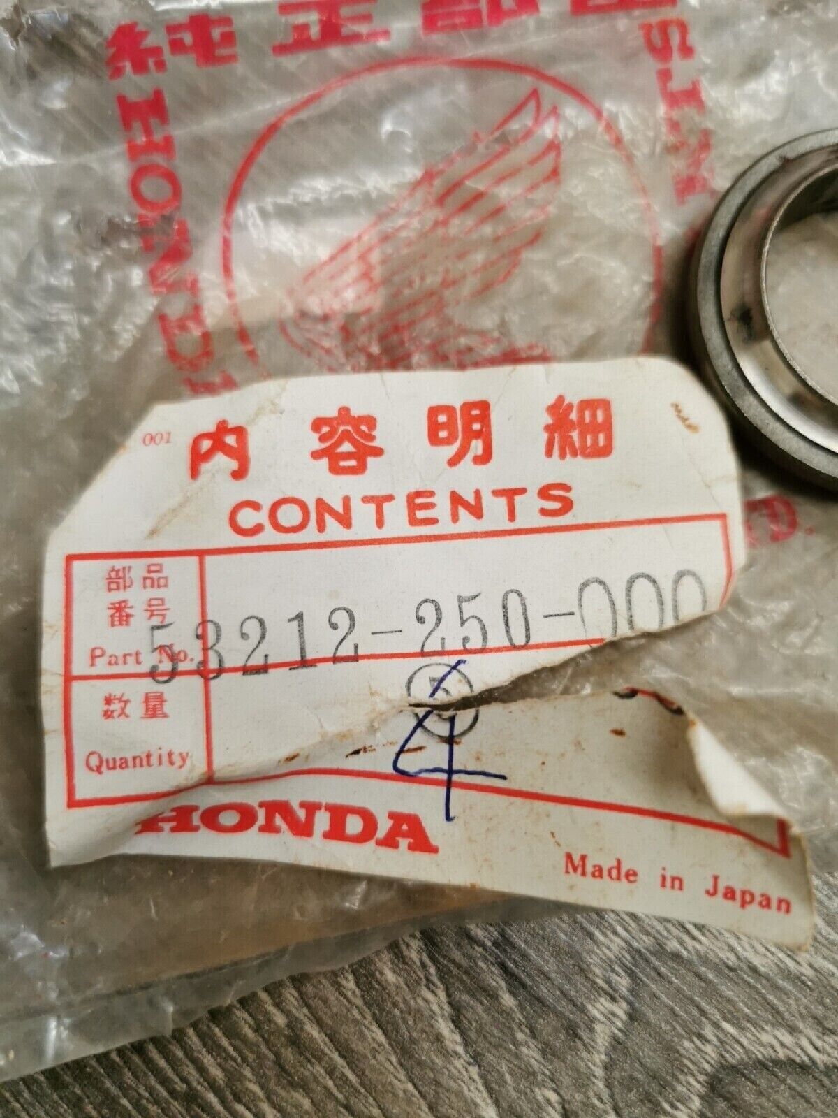 NOS HONDA CL360 CA72  RACE  STEERING CONE LOWER 53212-250-000 H17