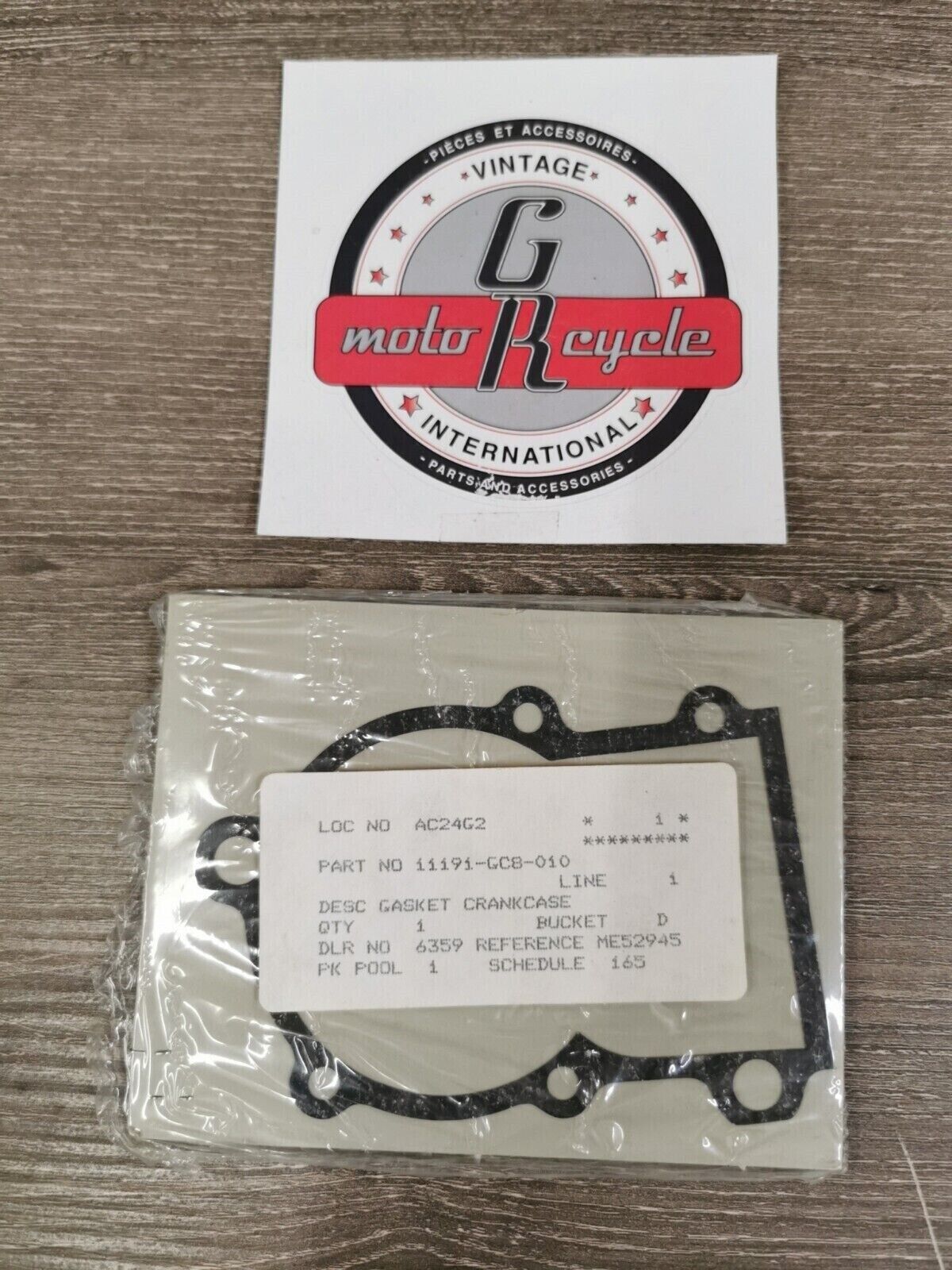 NOS HONDA NH80MD 1983 - 1985  GASKET CRANKCASE 11191-GC8-010 H49