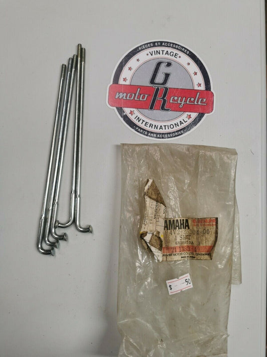 NOS Yamaha YZ125 REAR SPOKE QTY5 4v2-25304-00-00 Y6