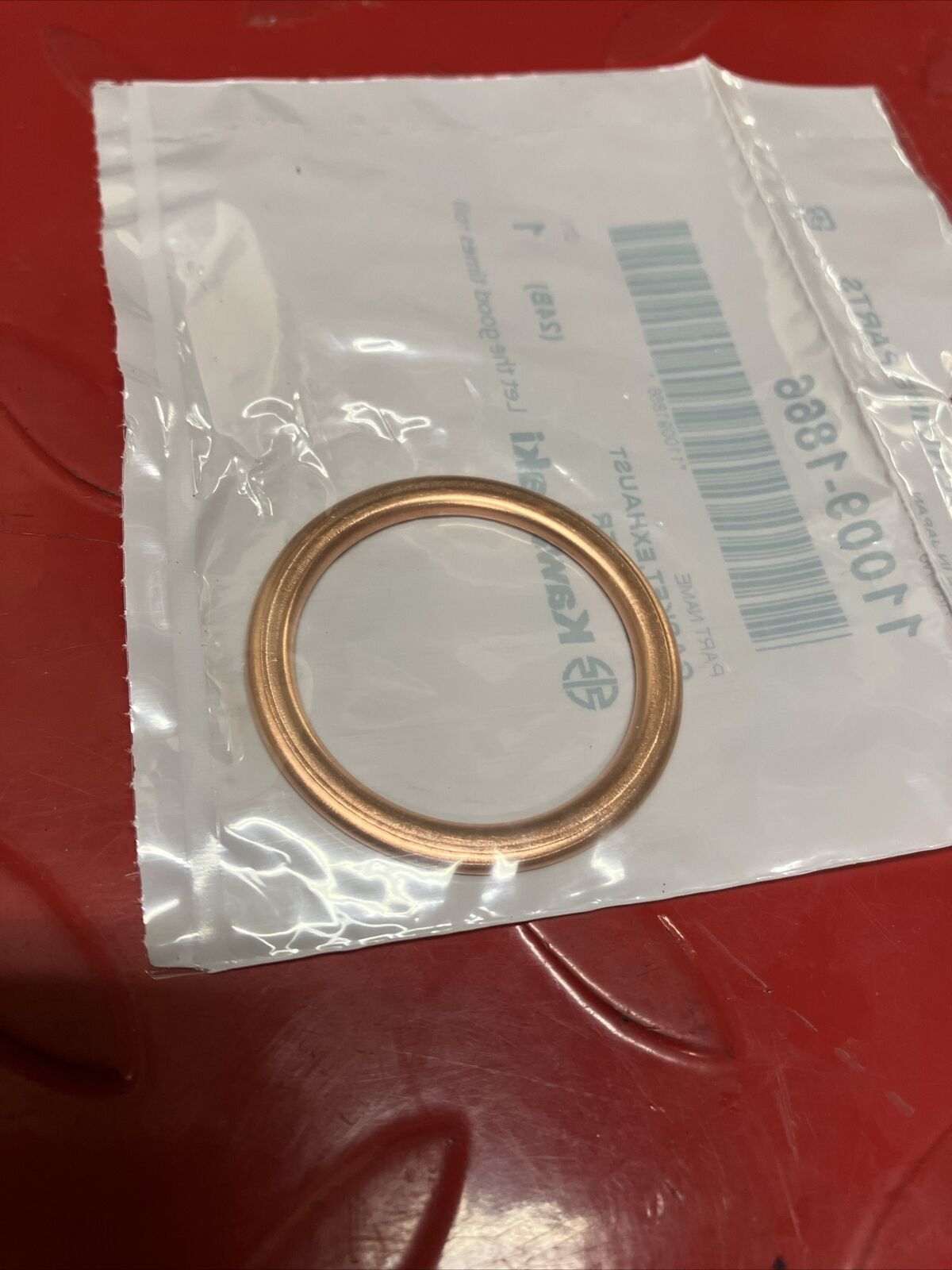 NEW NOS KAWASAKI EXHAUST PIPE GASKET 11009-1866 K15