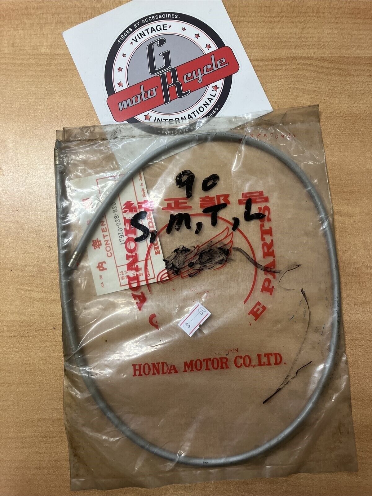 NOS HONDA CL70  CABLE  THROTTLE  17910-028-820 H18