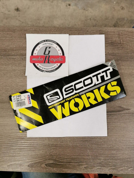 NOS SCOTT Clear Works Tear-Offs for 80s and Recoil Goggles  205159-223 J24
