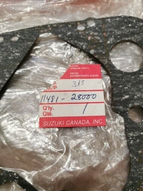 NOS Suzuki RM100 RM125 RV125 TC125 TM100 CRANKCASE COVER GASKET 11481-28000 S32