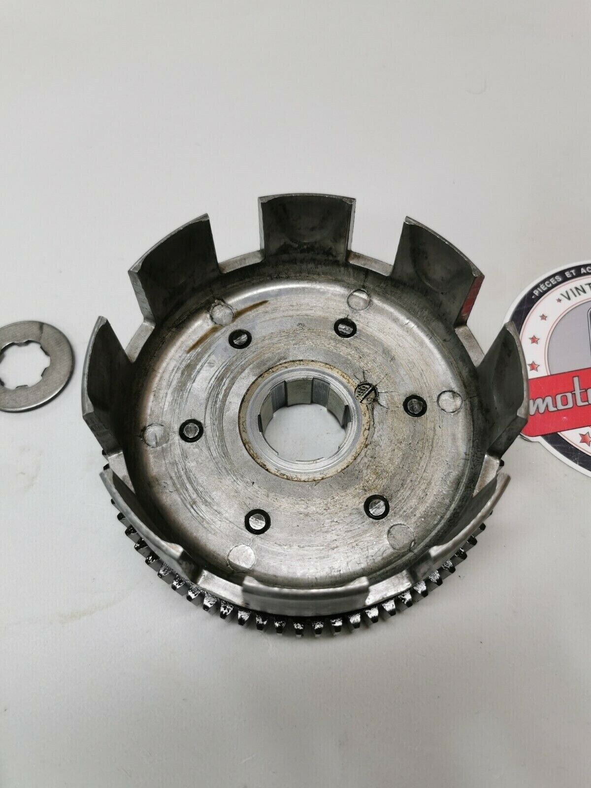 Honda XL100 1977 complete clutch outer center hub basket plate 22100-324-000