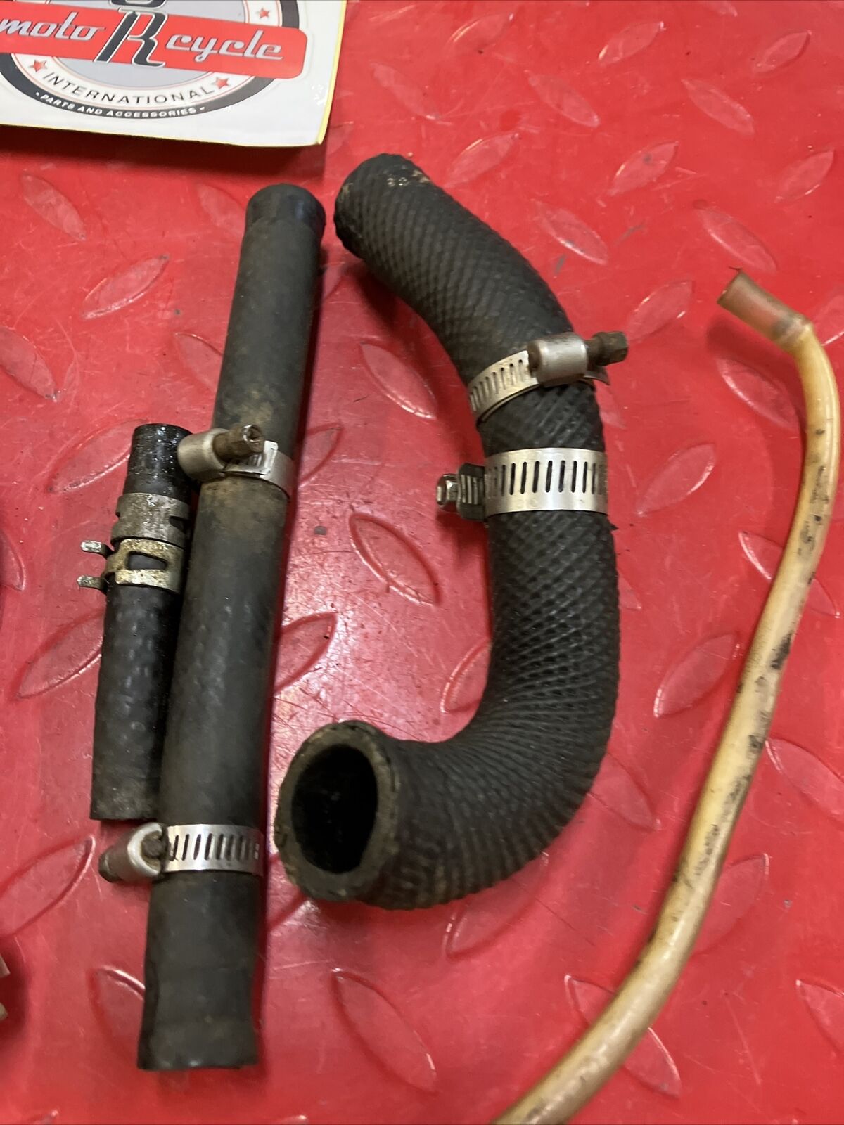 Suzuki RM125 1993 radiator hose set 1994 1995 17851-43D10 17852-43D00