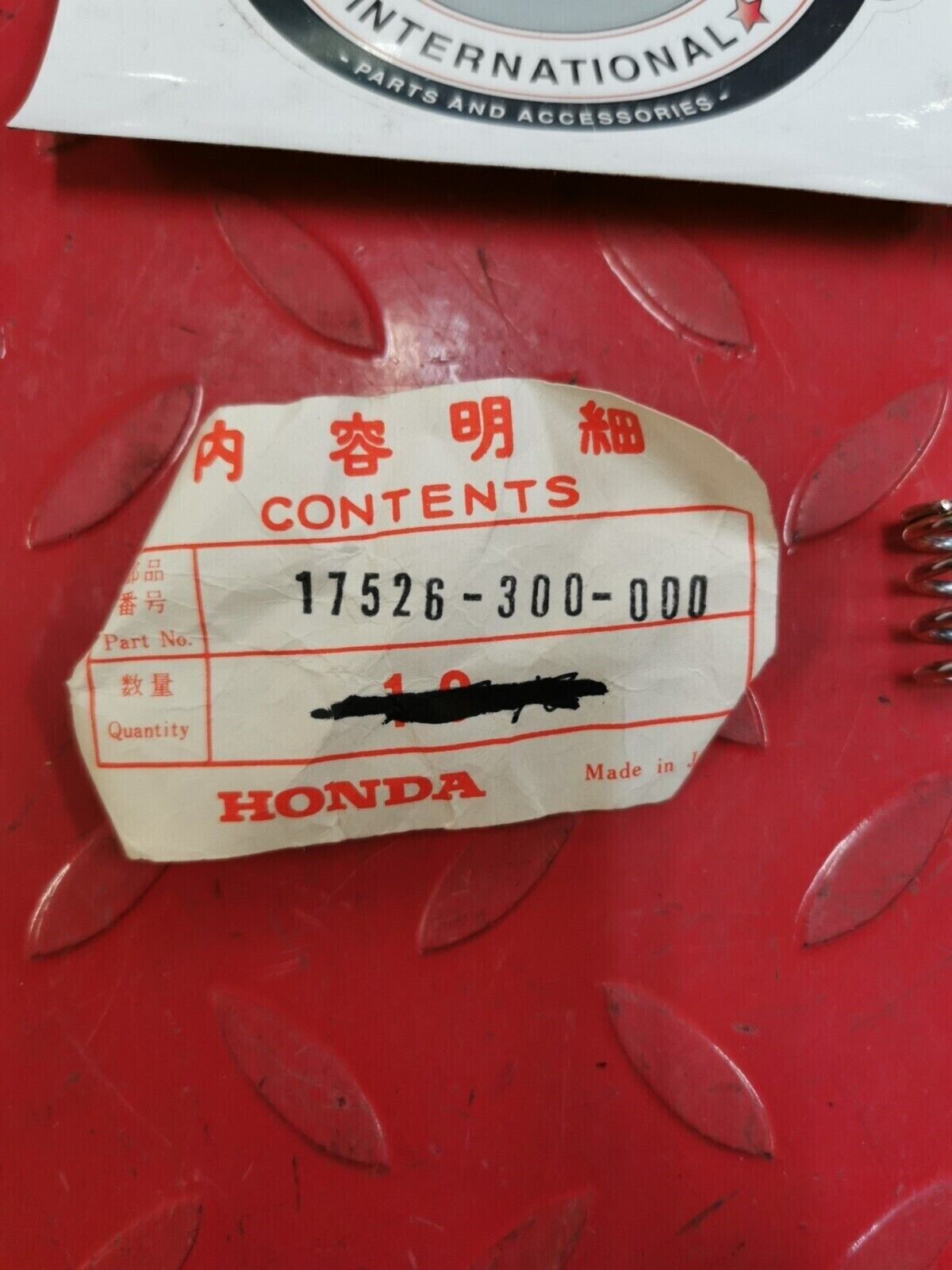NOS Honda CB450 SL350 CL450 CB750 CL350 SPRING SEAT 17526-300-000 H32