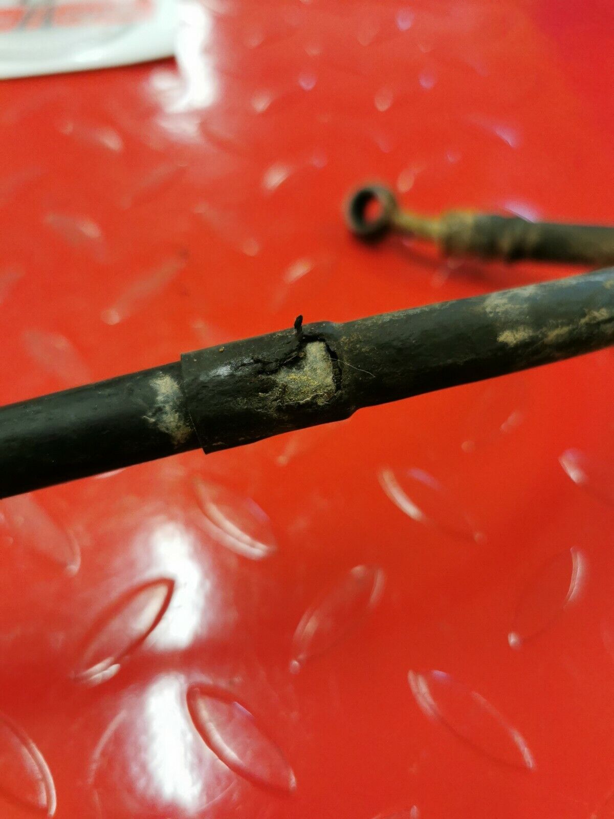 Honda CR80R 1993 rear brake hose line 1992 1994 1995