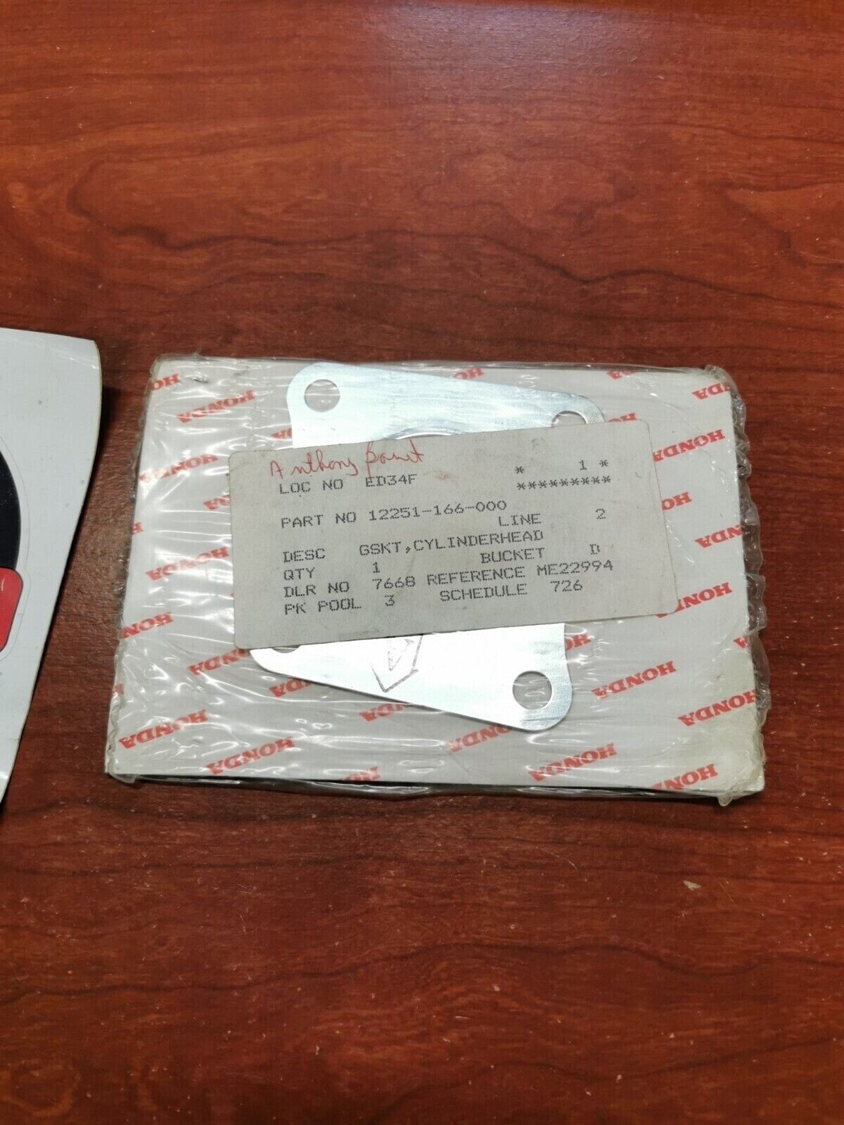 NOS Honda 1982 MB5 CYLINDER HEAD GASKET 12251-166-000 H67