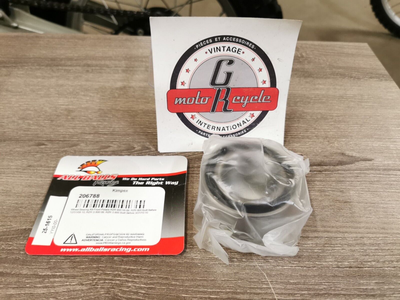 NOS ALL BALLS YAMAHA YXZ1000R RHINO 450 Wheel Bearing and Seal Kit 25-1615 J50