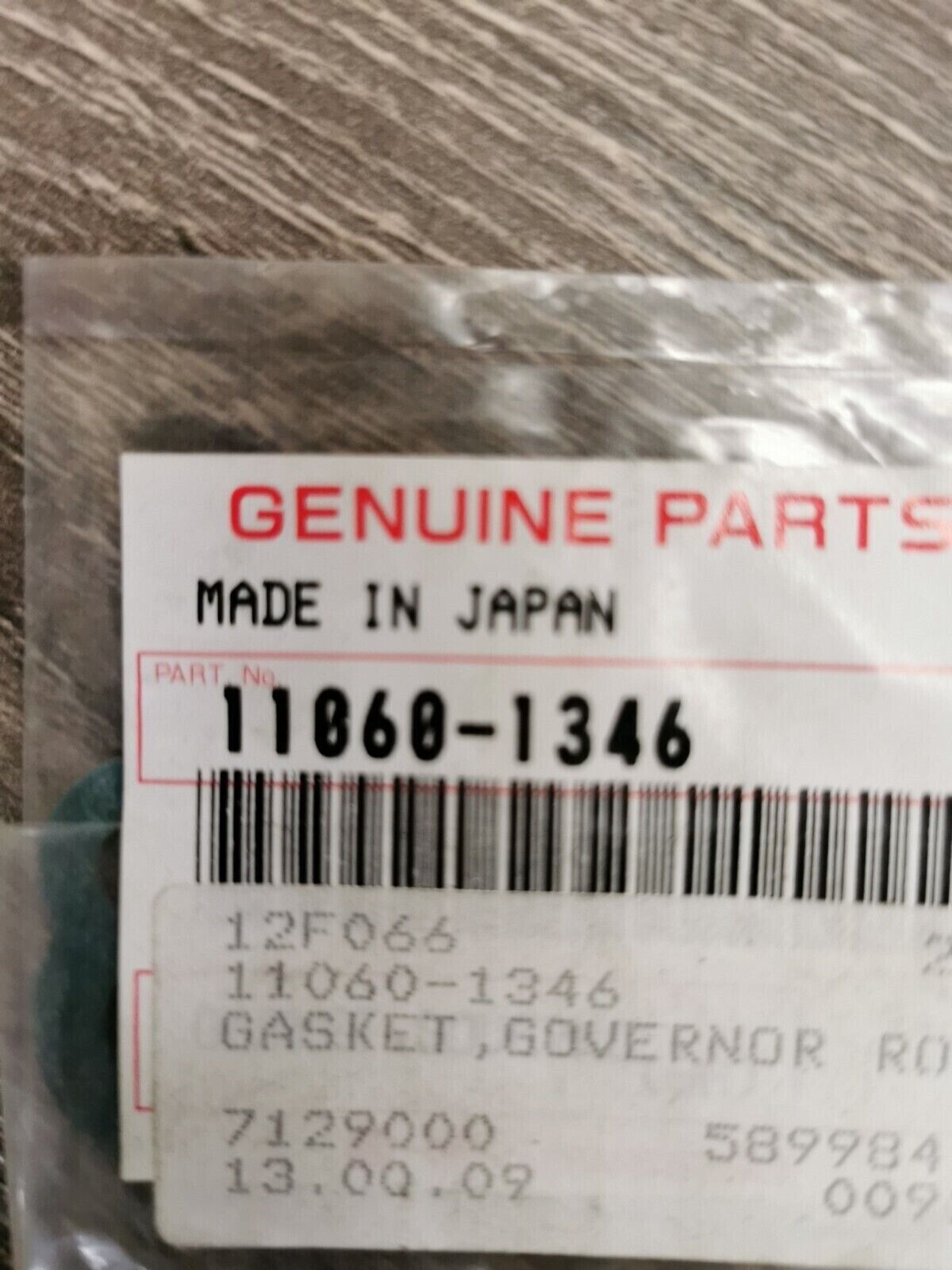 NOS KAWASAKI KX250 KX125  1993 - 2003 GOVERNOR ROD GASKET 11060-1346  K31