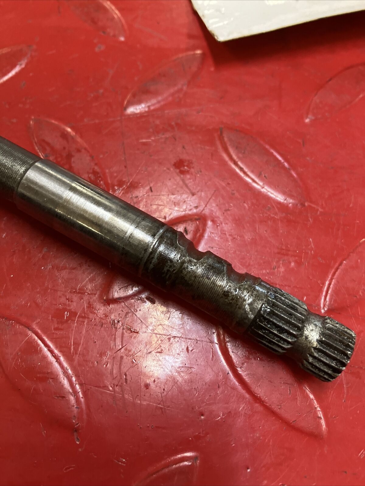 Suzuki RM125 1987 transmission gearshift gear shift shaf spindle