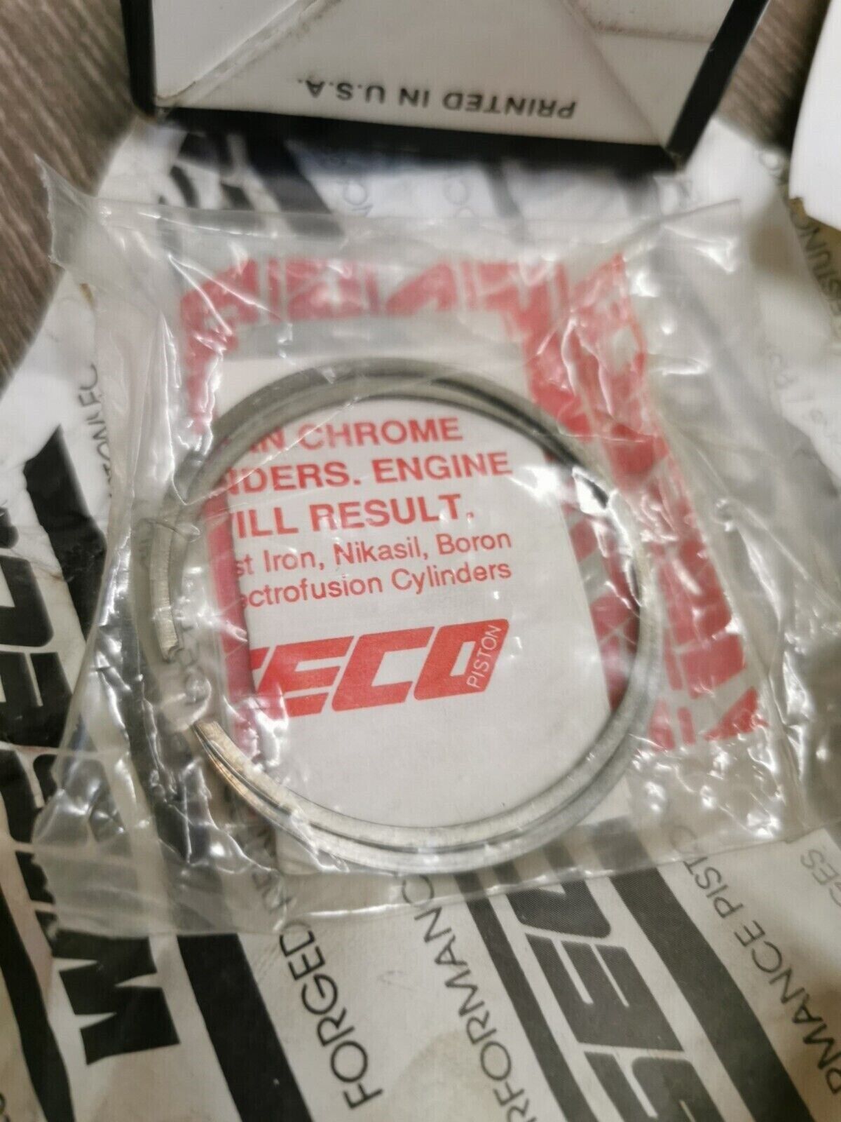 NOS WISECO HONDA CR80R 1984  PISTON SET NO PIN 1.25 OVER 509P5 J33