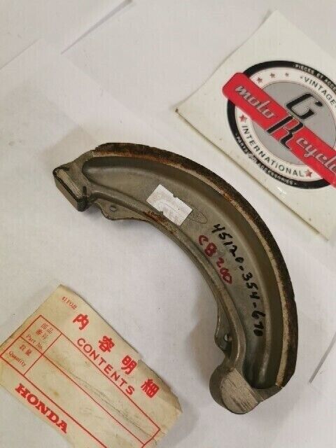 NOS HONDA CA175 1969 CB175 CL175 SL350 1970 SHOE FRONT BRAKE 45120-354-670 H70