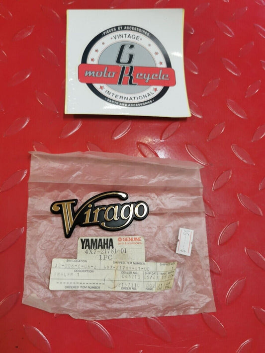 NOS YAMAHA XV750 1983 EMBLEM 1 4X7-21781-01-00 Y28