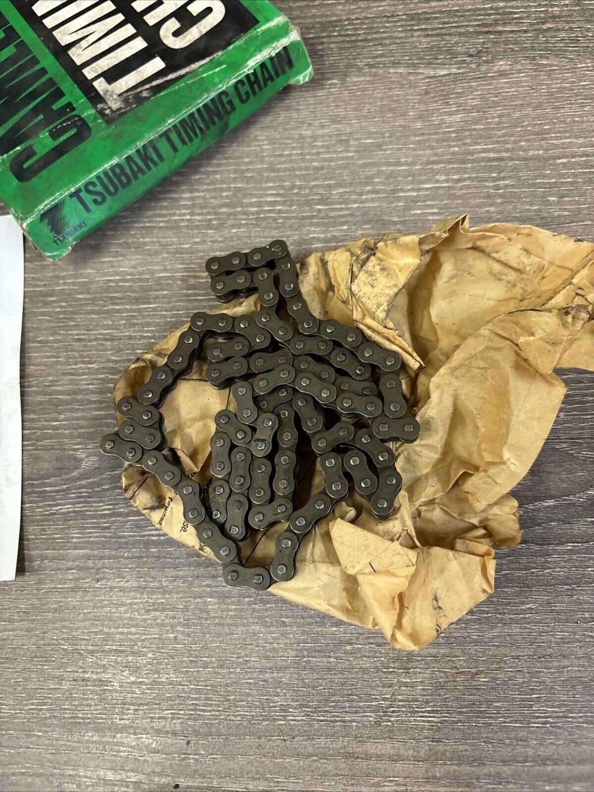 NOS TSUBAKI YAMAHA 1987 - 1996 TW200 82 83 XT200 LT-4WD CAM CHAIN BS25H-104L J62