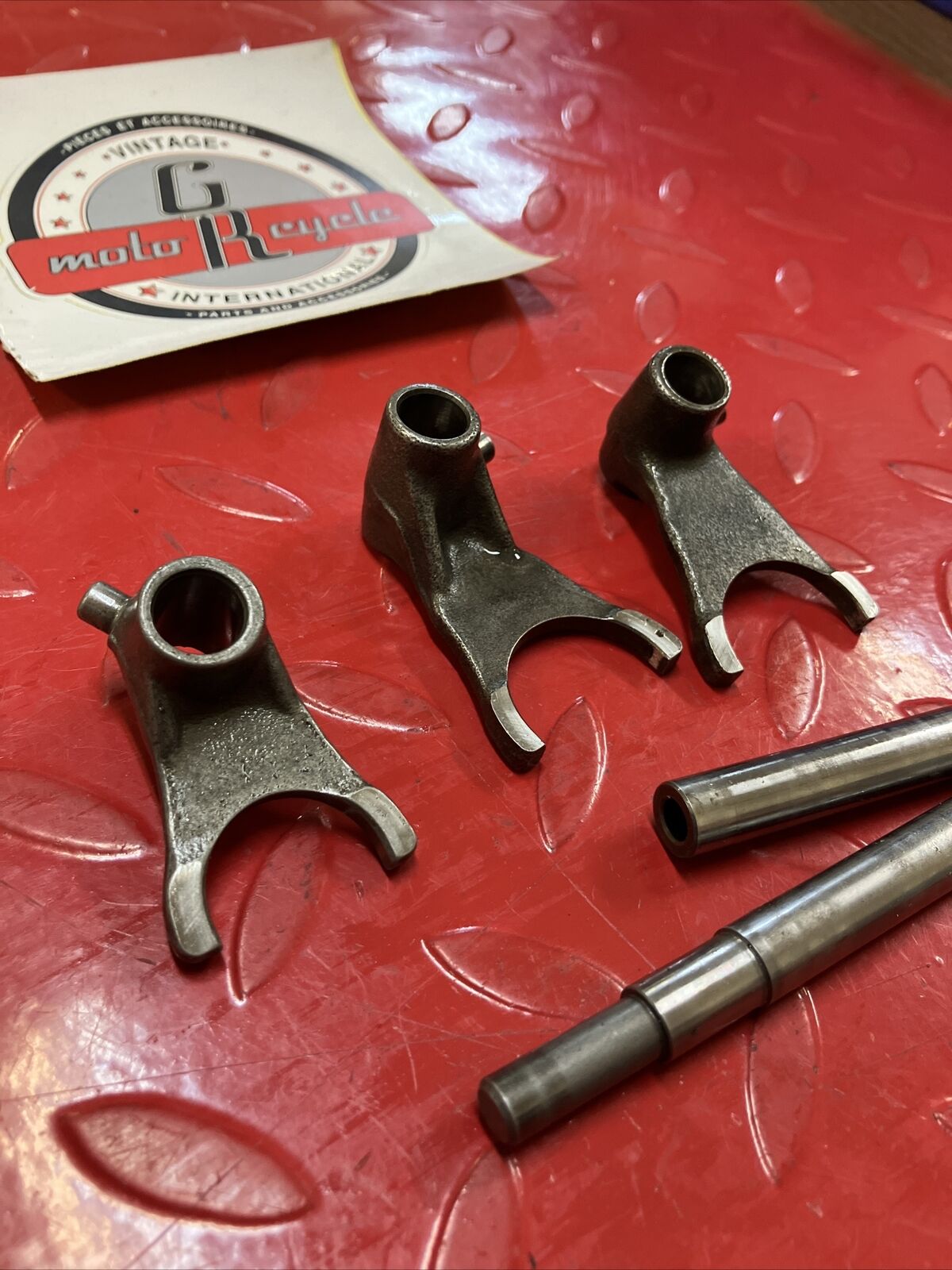 Honda CR80R 1990 transmission gearshift gear shift forks 2