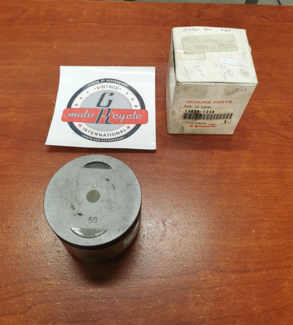 NOS Kawasaki KLF300 KEF300 KVF300 OVERSIZED PISTON SET 13029-1224 K35