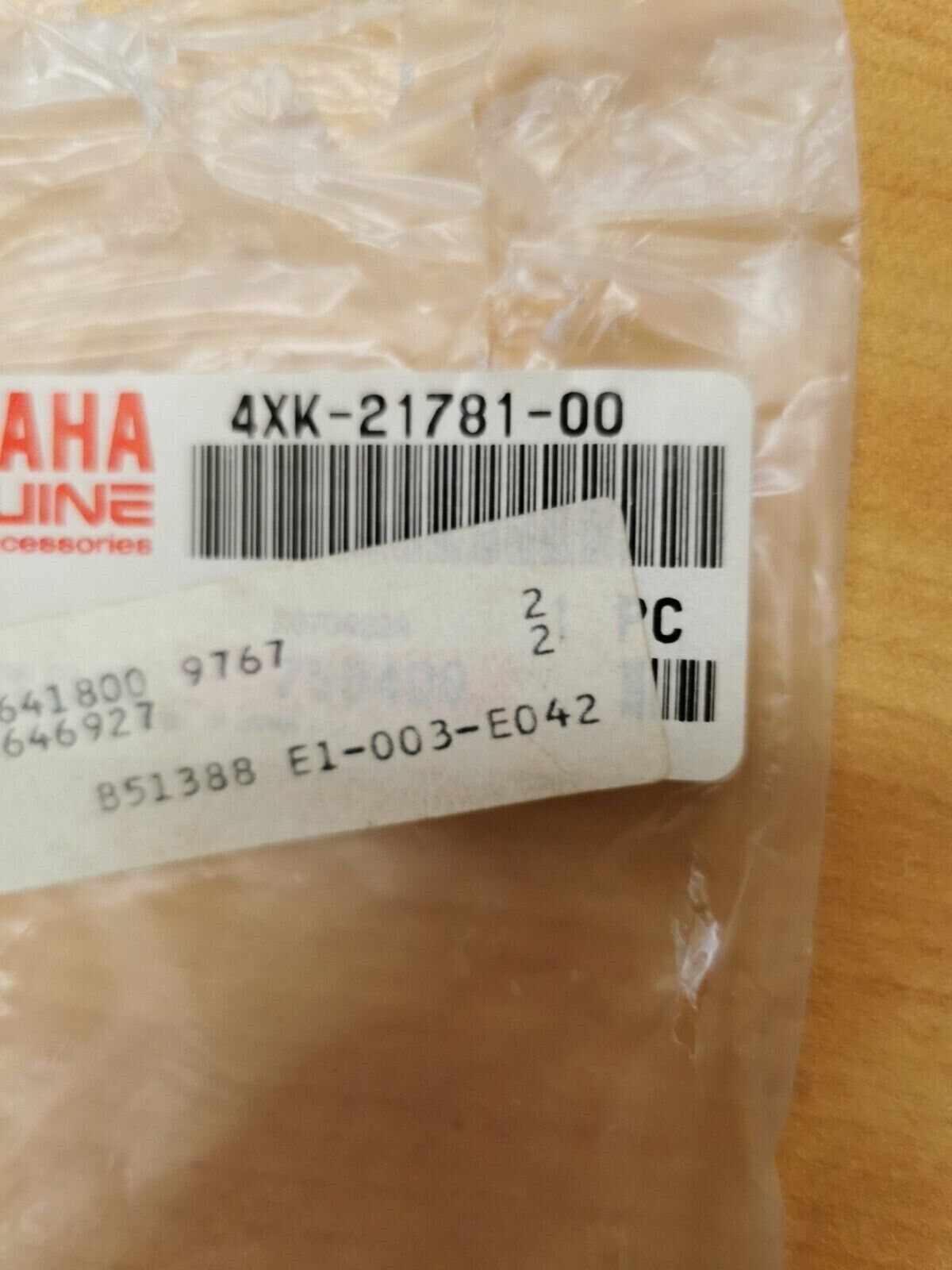 NOS YAMAHA  WR250  1997 SIDE COVER    4XK-21781-00-00 Y49