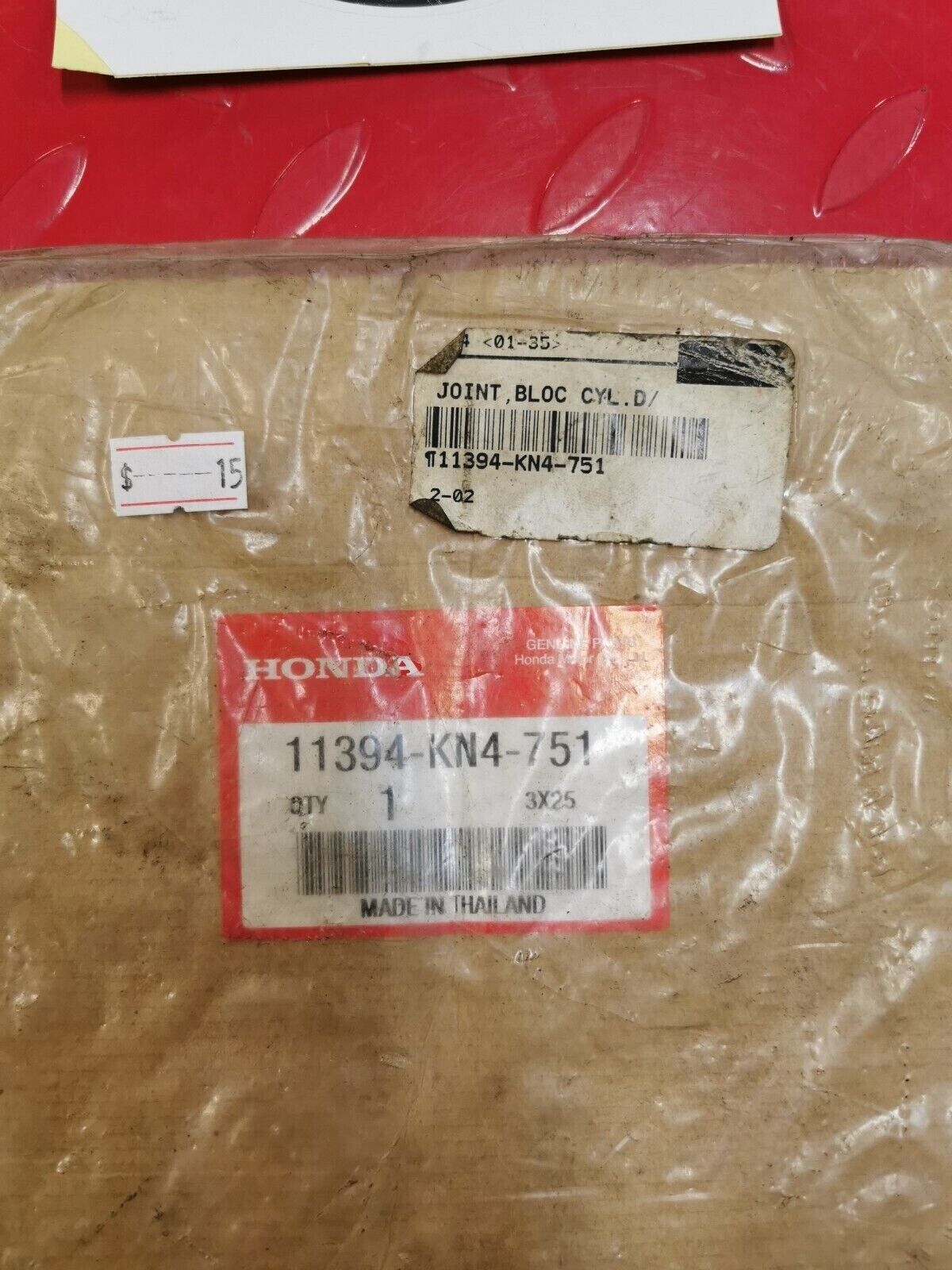 NOS Honda CRF80 CRF100 XR80 XR100 XL80 GASKET CRANKCASE COLVER 11394-KN4-751 H10