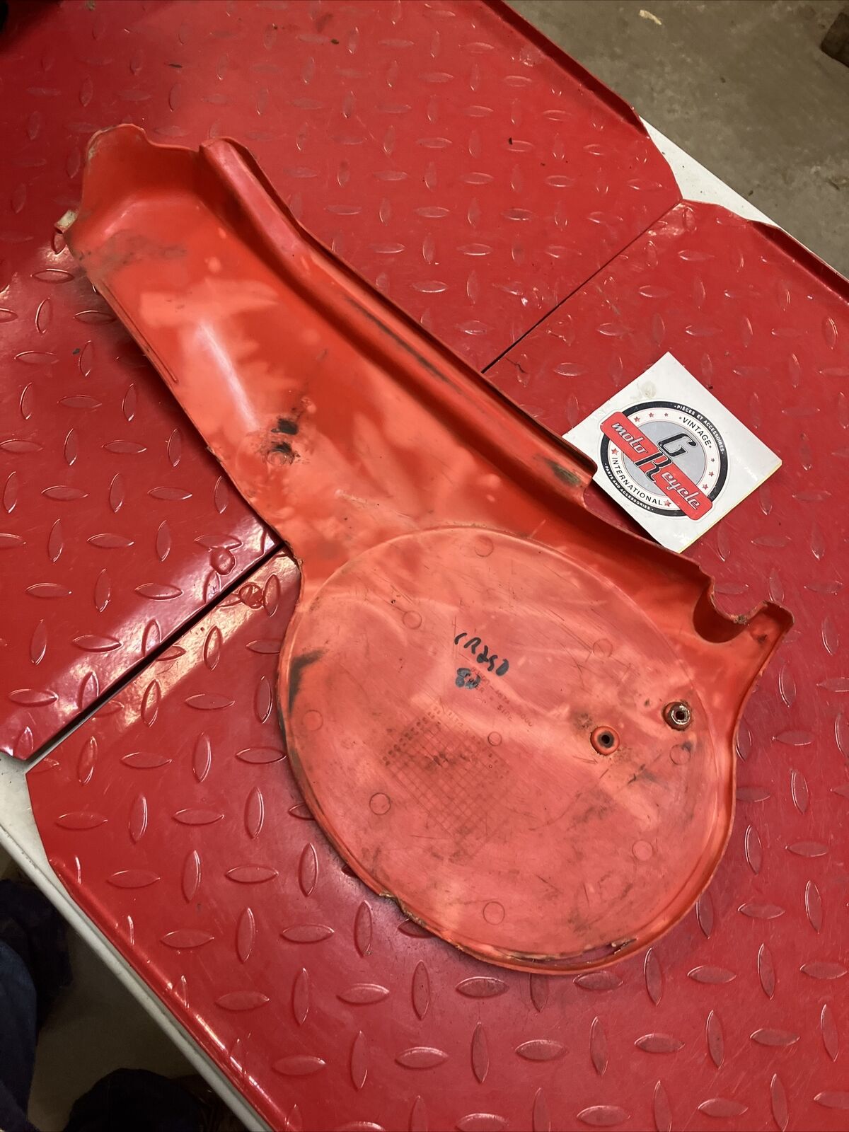 Honda CR250R 1980 Right side cover panel OEM