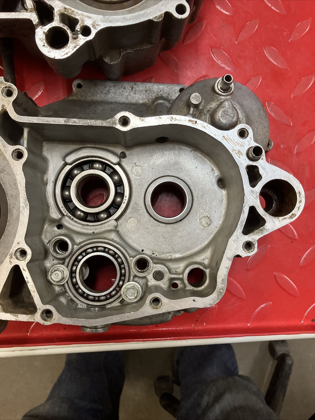 Kawasaki KDX250 1991 crankcase set left right 1992 1993 1994