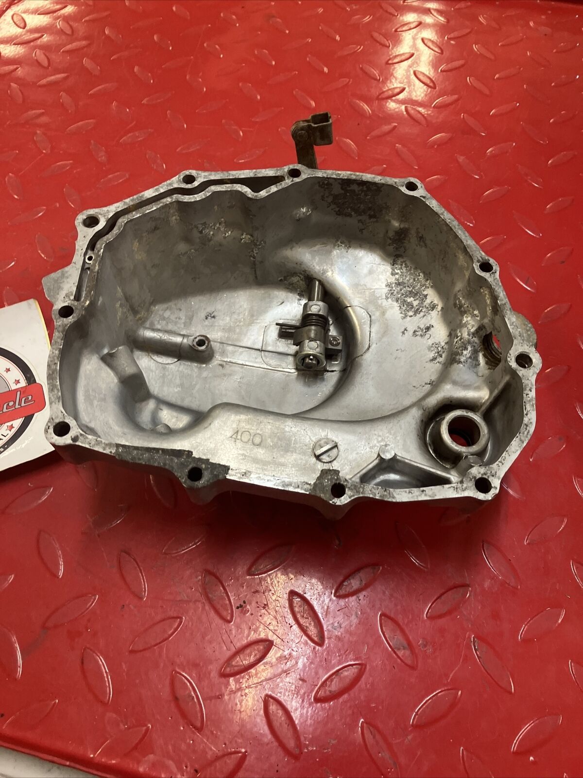 Honda TL125 1975 right crankcase clutch cover 1976